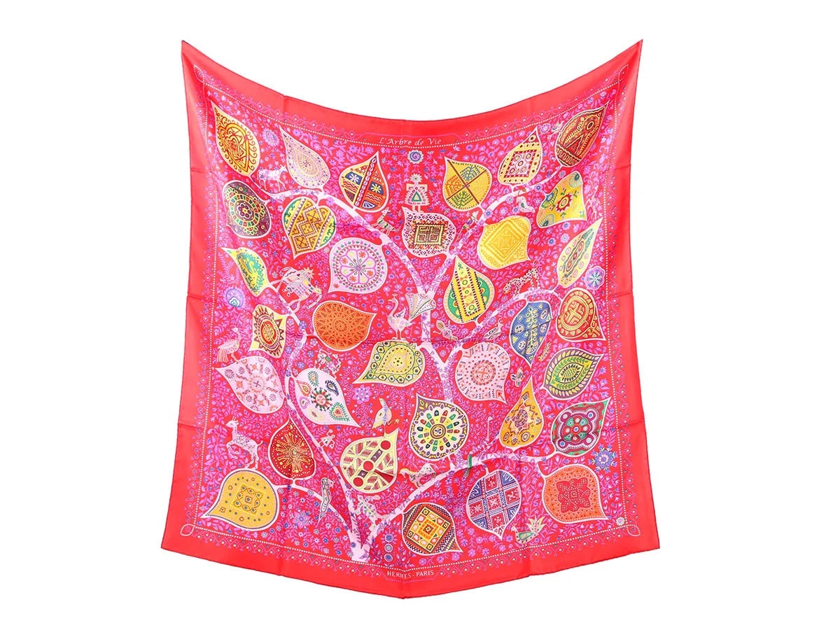 Hermès — Hermès L'Arbre de Vie Scarf 90cm — Accessory — resale