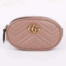 Gucci Marmont Matelassé -Tone Deep Belt 476434 138618084 2