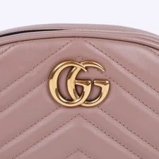 Gucci Marmont Matelassé -Tone Deep Belt 476434 138618084 3