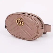 Gucci Marmont Matelassé -Tone Deep Belt 476434 138618084 4