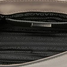 Prada Triangle Logo Plate Crossbody 2Vd065 Greige 4