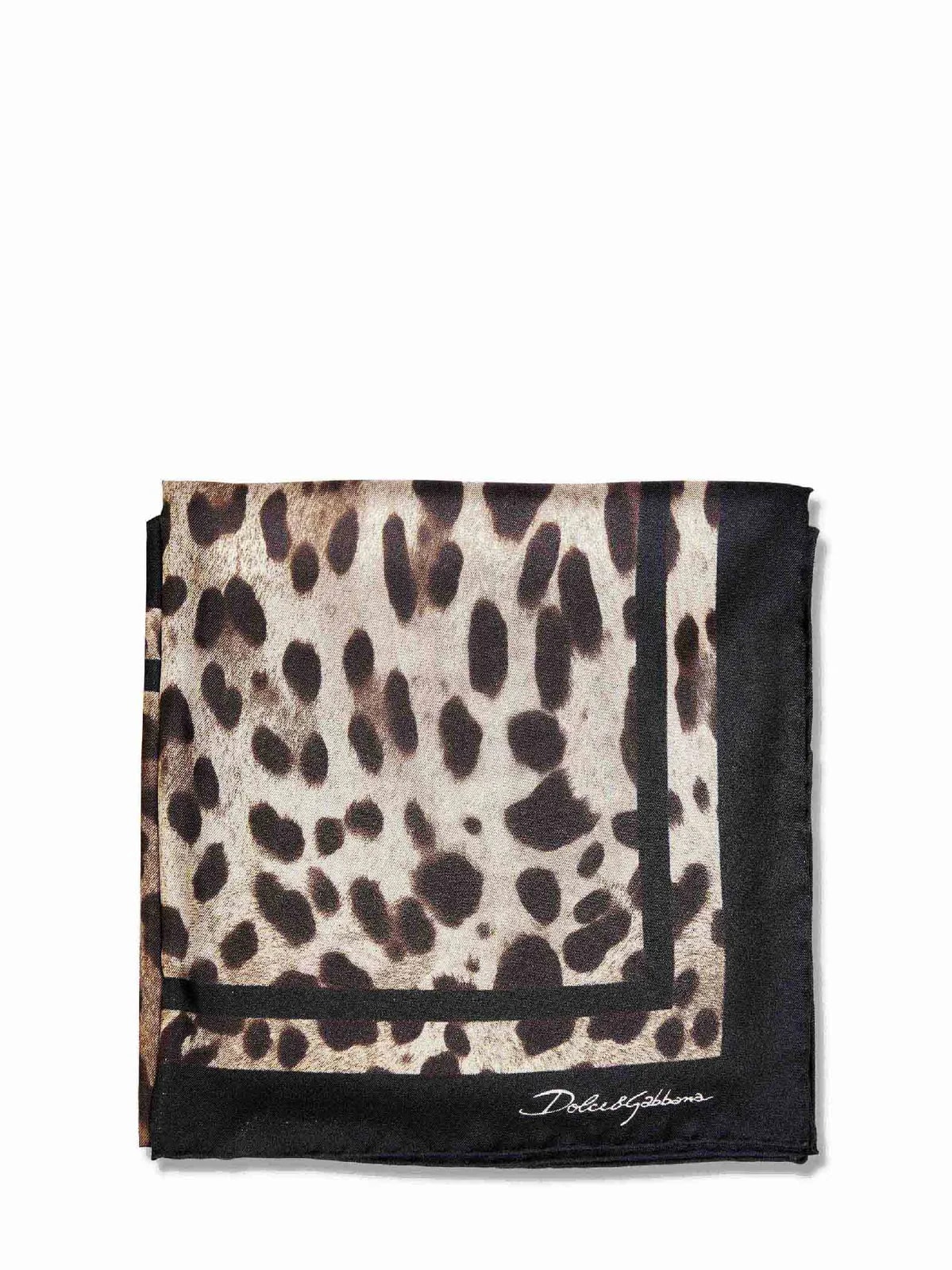 Dolce & Gabbana — Dolce & Gabbana Leopard-Print Scarf — Scarfs — Accessory — resale