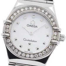 Omega — Omega 1465.71 Constellation My Choice Mini Diamond Bezel Quartz Wit — Watch — resale