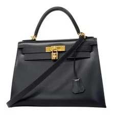 Hermès — Auth [6ed4275-h] Hermes Kelly 28 Metal Fit... — Handbag — resale