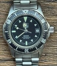 Tag Heuer — Working TAG Heuer 973.008 2000 Professional Black — Watch — resale