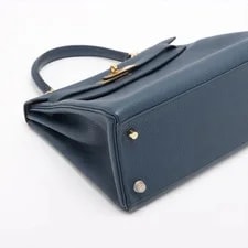 Hermès Kelly 28 le Tournay Blues Metal Fittings Y: 2020 4