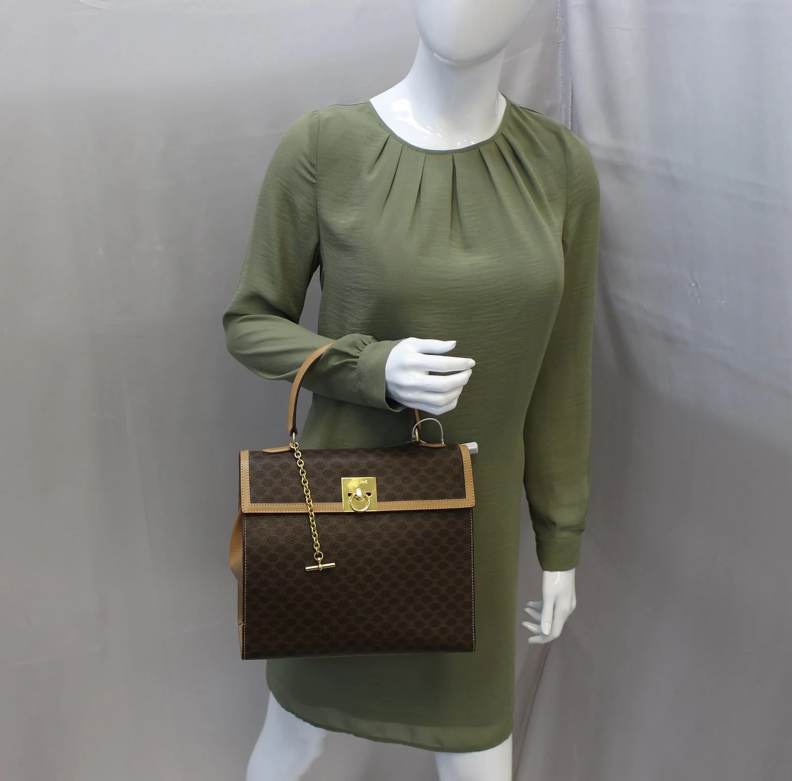 Celine Macadam Pattern Satchel 2