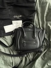 Celine — Celine Hardware Luggage in Drummed — Handbag — resale