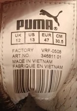 Puma Rudolf Dassler Schuhfabrik US 13 EU 47 4