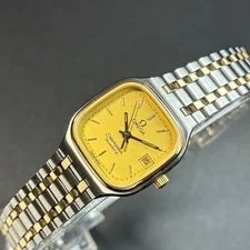 Omega — Good Condition Omega Seamaster Square Gold — Watch — resale