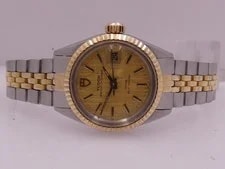 Tudor Princess Oysterdate 92413 18KT Gold Bezel With Papers 1985 Automatic 4