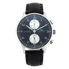IWC Portuguese Chronograph IW371404 Automatic Black Dial 2
