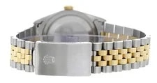 Rolex Datejust 36MM Two-tone Yellow Gold Fluted Bezel Champagne Factory Diamond 2