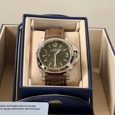 Panerai Luminor Logo PAM01624 44mm Green Dial Box Papers Unworn 3