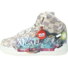 Louis Vuitton — Louis Vuitton Size 7 Air Force1 Mid Nike Air Force 1 Mid Cut Dami GYl51 — Sneaker — resale