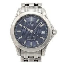 Omega — Auth Omega 36mm Seamaster Blue Dial Stainless Steel 2501.81 Tested — Watch — resale