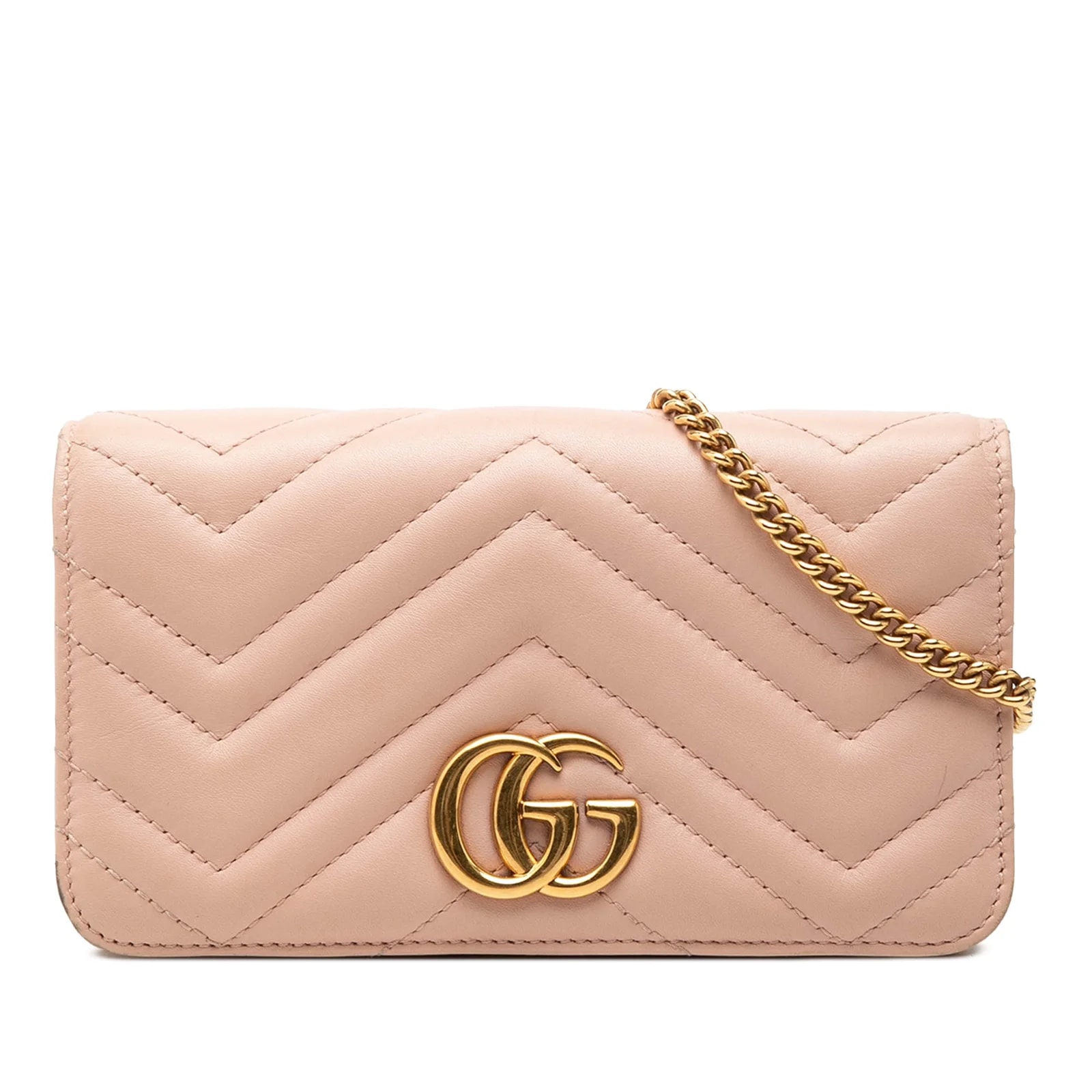 Gucci — Gucci Matelasse GG Marmont Wallet on Chain — Handbag — resale