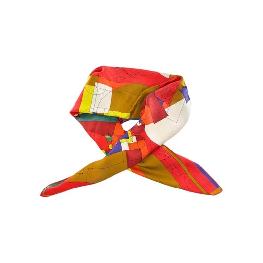 Hermès — Hermes Echec Au Roi Scarf 90cm — Accessory — resale