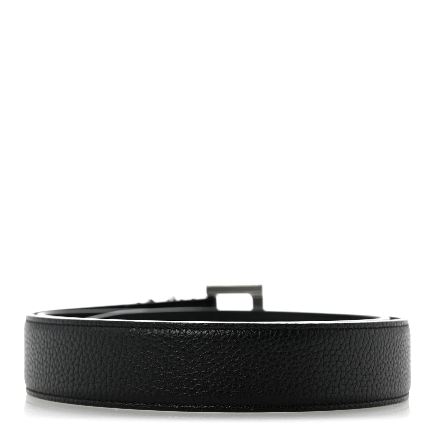 Grained Cassandre Square Buckle Belt 85 34 2