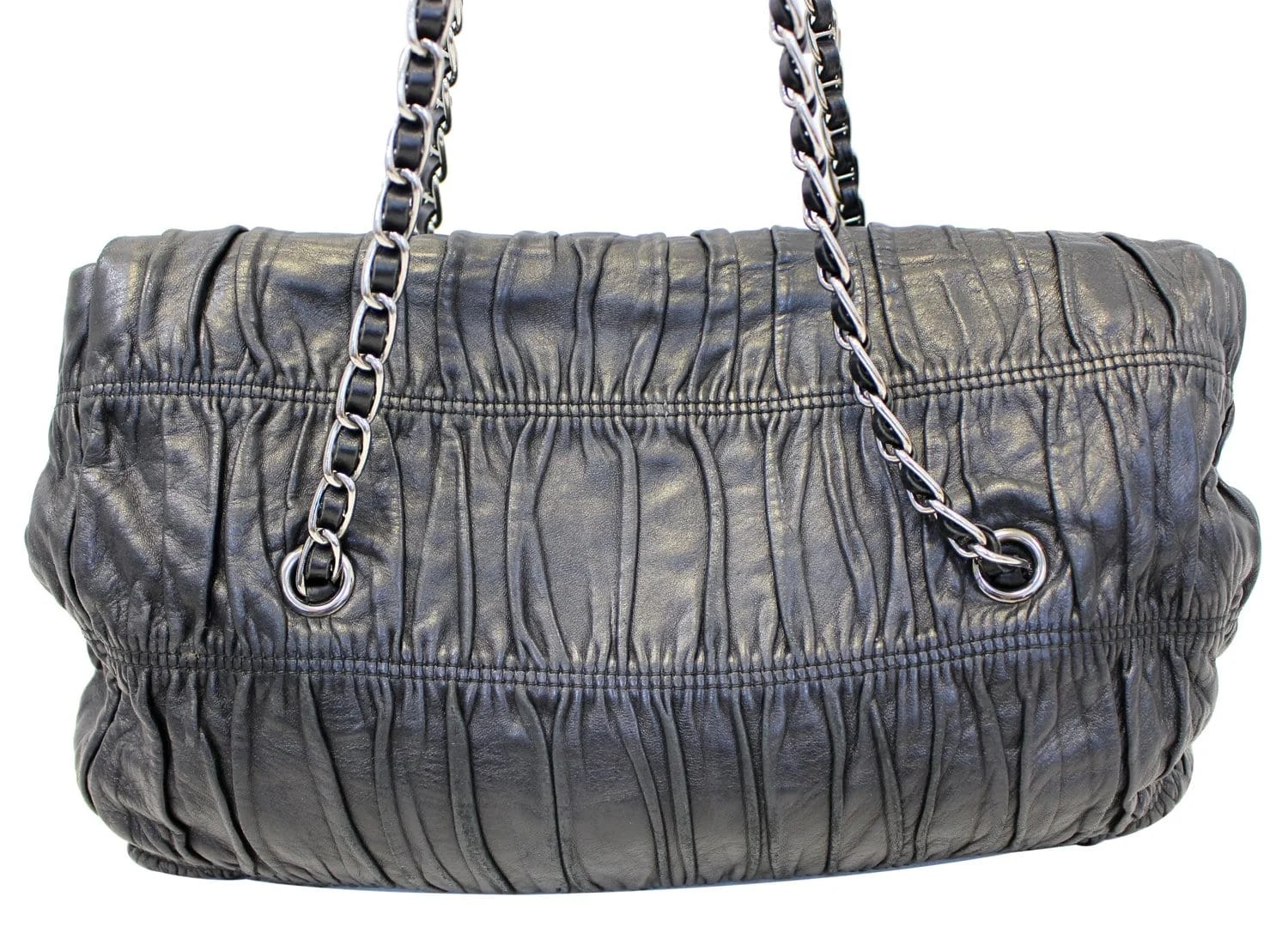 Prada Gaufre Ruched Flap - Sale 4