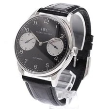 IWC — IWC Portugieser Automatic 2000 IW500001 41mm SS Black #C1596 — Watch — resale