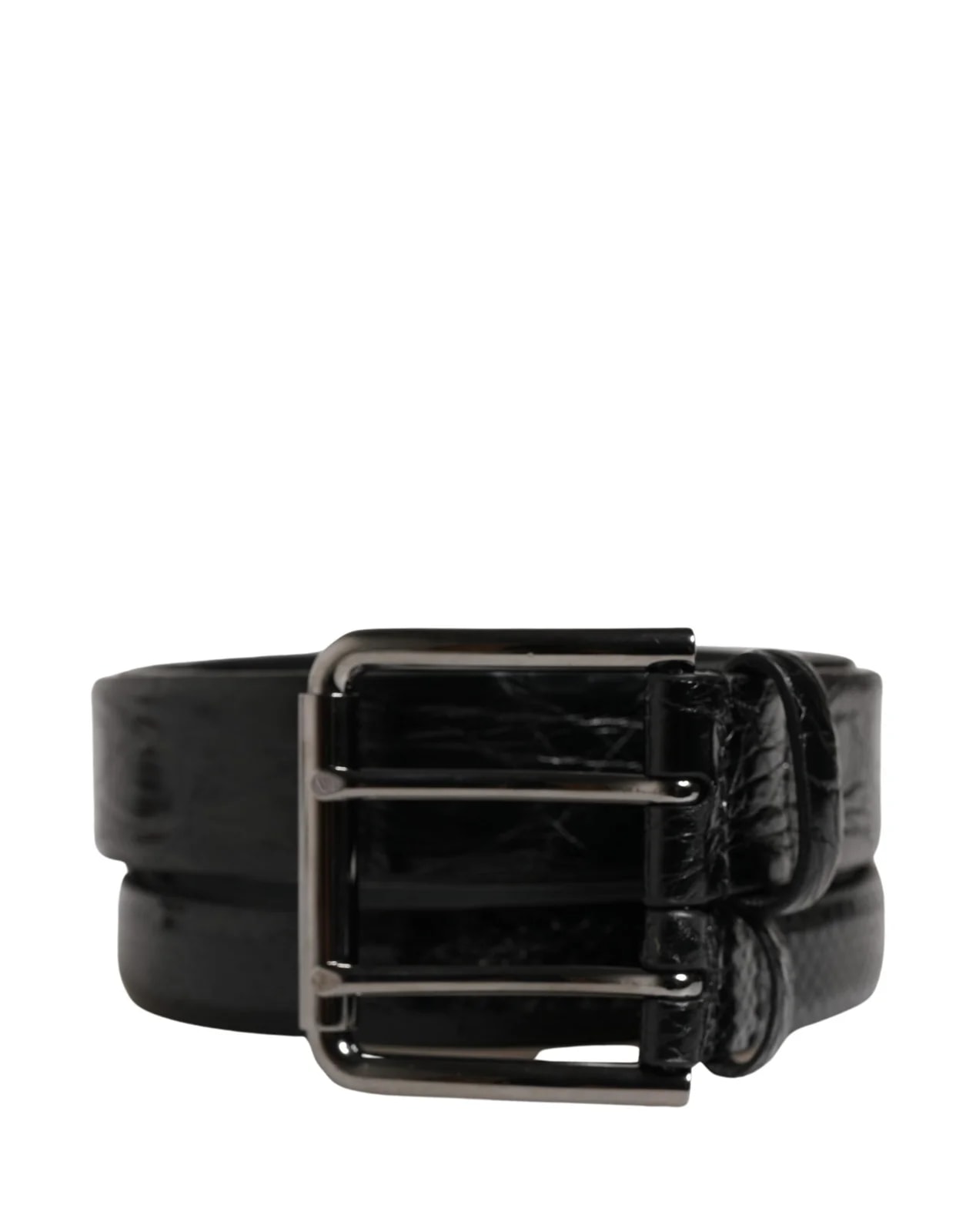 Dolce & Gabbana — Dolce & Gabbana Exotic Double Strap Belt — Accessory — resale