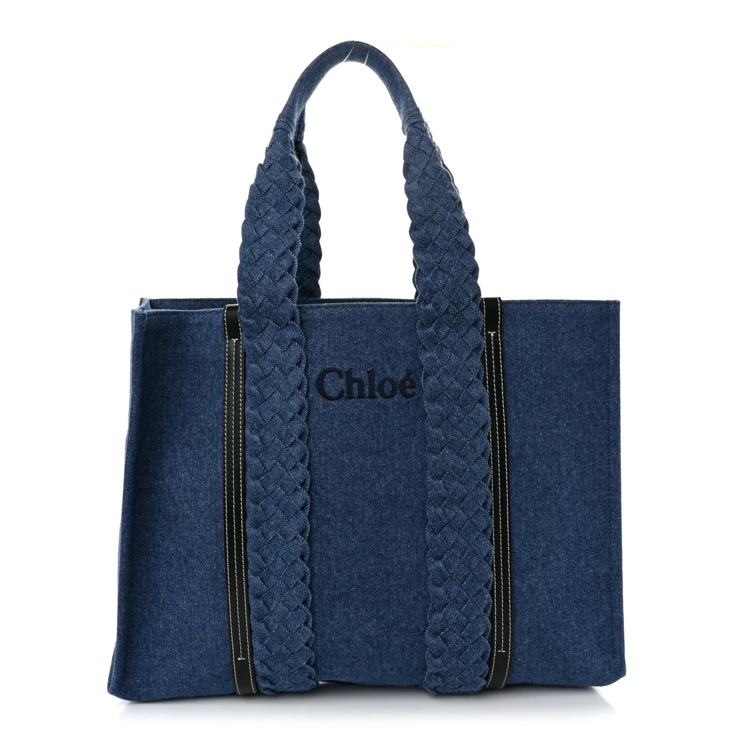 Chloé — Large Braided Woody Ribbon — Handbag — resale
