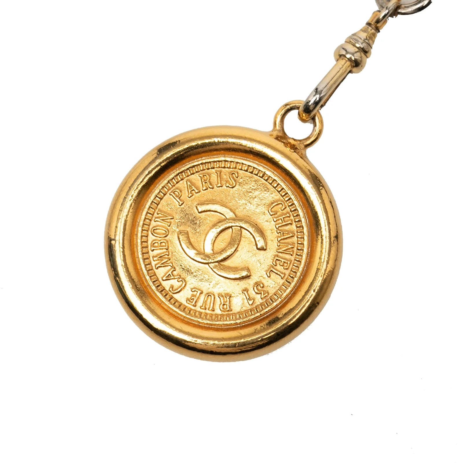 Chanel — CC Medallion 31 Rue Cambon Paris Chain Link Belt — Accessory — resale