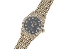 Rolex Datejust 68159G White Gold 31mm Blue Dial Automatic #DW1055 2