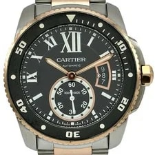 Cartier — Cartier W7100054 42mm Pink Gold Black Dial Automatic OKW3128 — Watch — resale