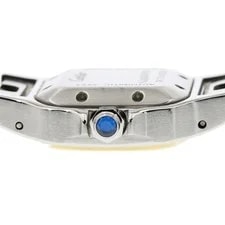 Cartier Santos GalbeeSM W20017D6 Beige Dial Quartz Watch_955093 4