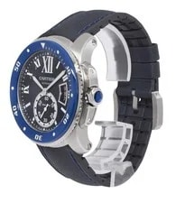 Cartier Calibre Diver Steel & Ceramic Bezel Blue 42mm WSCA0010 3729 3