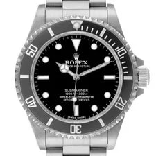 Rolex — Rolex Submariner Steel No Date Black 4 Liner Dial 14060 — Watch — resale