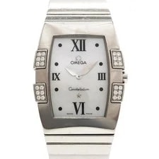 Omega — Omega Constellation Quadrella 1586.70 White Dial — Watch — resale