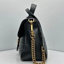 Gucci Matelassé Chevron GG Marmont Small Top Handle 75111071 4