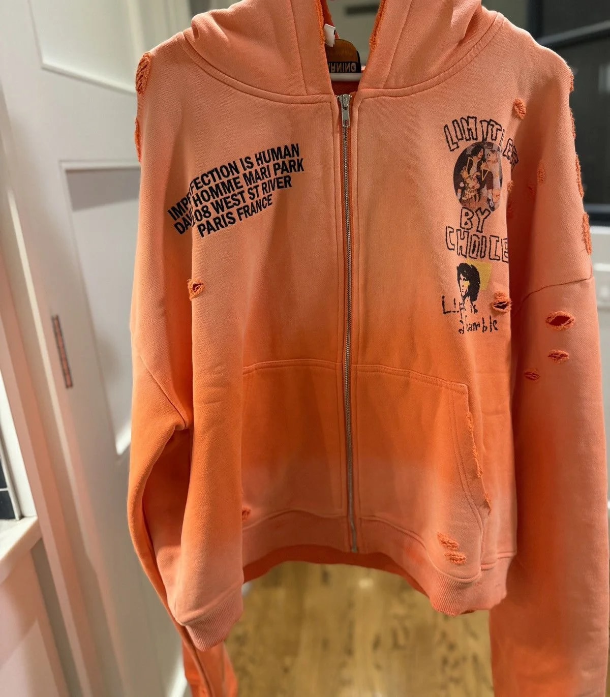PALY — Paly Inspired Daven Homme Imperfection IS Human Hoodie — streetwear — resale