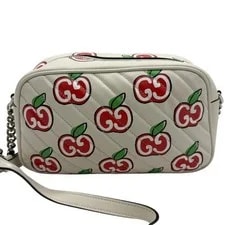 Gucci GG Marmont Apple Print Small Chain Italy 2