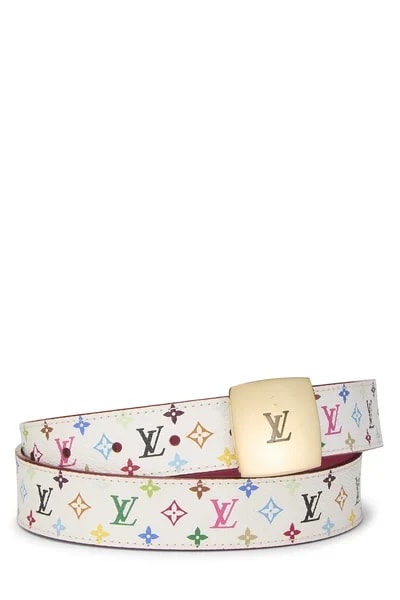Louis Vuitton — Takashi Murakami X Louis Vuitton Multicolore Ceinture 85 — Accessory — deal