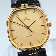 Omega — Exc+5] 1982 Omega de Ville Cal.1417 Quartz Gold Octagon 29mm — Watch — resale
