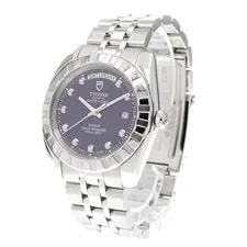 Tudor Classic Date-date 23010 40mm SS Navy Dial Automatic #C144 2