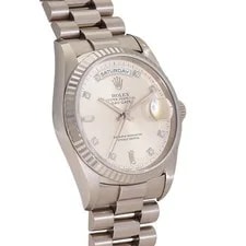 Rolex Day Date 18239A Automatic Winding 36mm Silver/8PD/2PB White Gold 3