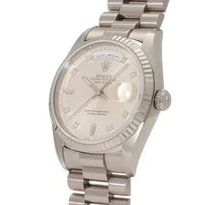 Rolex Day Date 18239A Automatic Winding 36mm Silver/8PD/2PB White Gold 4