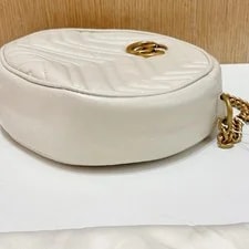 Gucci GG Marmont Series Logo Quilted Chain Mini - Very Good #16GSTM8 3