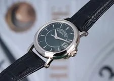 Patek Philippe Calatrava 5153G-001 Officers , Black Opaline Dial White Gold 4