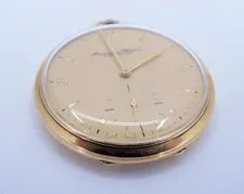 Antique 14K IWC Schaffhausen Year 1935 Pocket No Box/Papers "TC4020128" 3