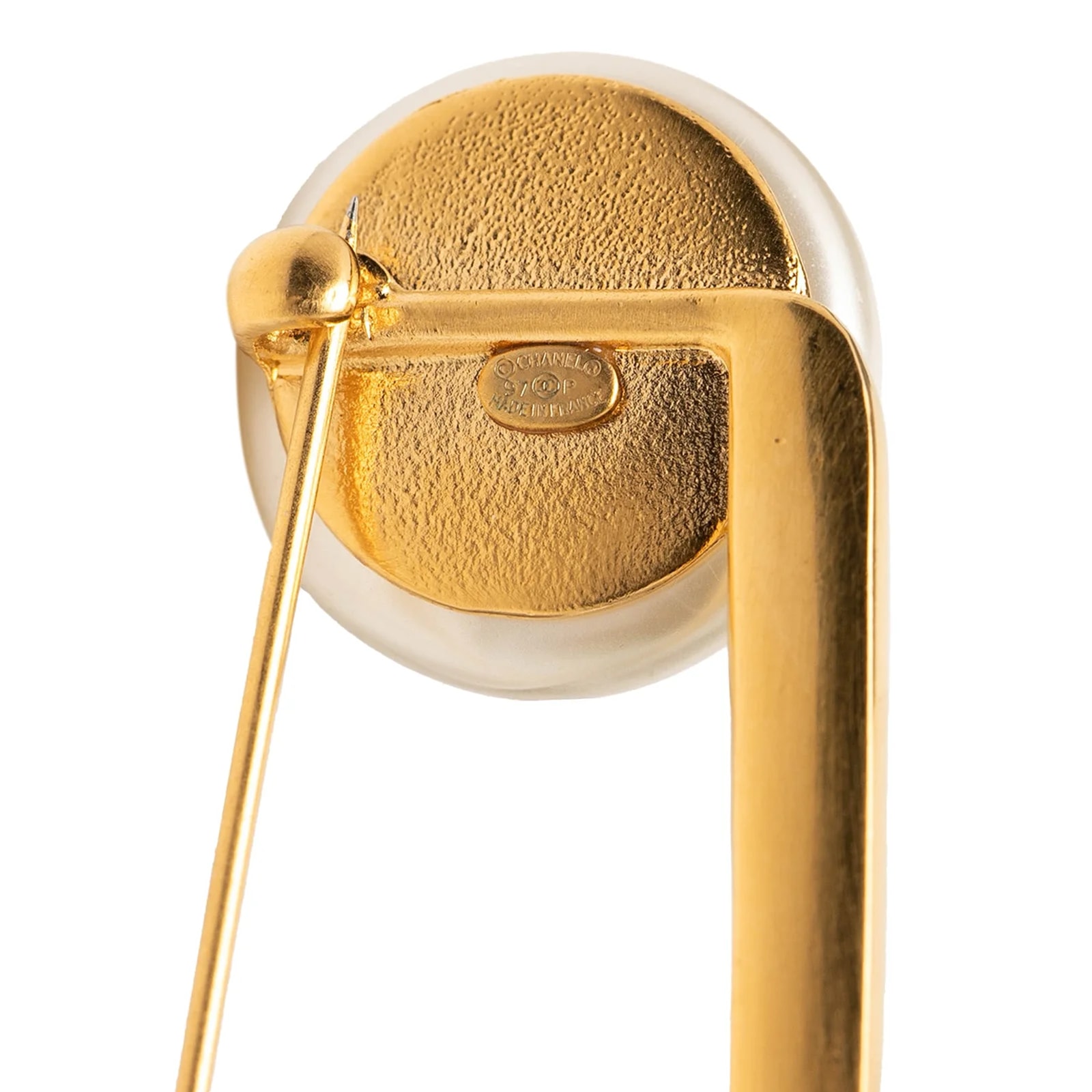 CC Faux Safety Pin Brooch 3