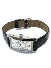 Cartier Tank Americaine SM WSTA0082 Quartz 35mm Box Papers Silver 2