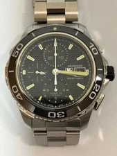 Tag Heuer — Tag Heuer Aquaracer CAK2111 Automatic Chronograph Black Dial — Watch — resale