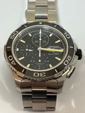 Tag Heuer Aquaracer CAK2111 Automatic Chronograph Black Dial 3