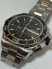 Tag Heuer Aquaracer CAK2111 Automatic Chronograph Black Dial 4
